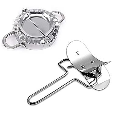 Imagem de Máquina de Massa Dumpling Colher Recheio Utensílios Cozinha Aço Inoxidável Acessórios Chinesa Conjunto Panelas para Empanada Pierogi Ravioli Pot Stick