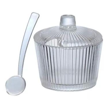Imagem de Açucareiro Graffiato Transparente em Vidro 200ml ACRO012TR - Hauskraft