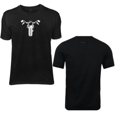 Imagem de Camiseta preta masculina - Abstrato Brasil, Preto, M
