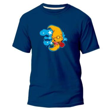 Imagem de Camiseta Basica Algodão Premium Estampa Digital Tatto Lua  - Pavesi, A