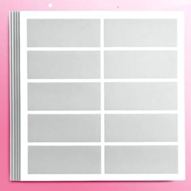 Imagem de 50 peças de adesivos de raspadinhas de brinquedo etiquetas de ferramentas de raspar surpresa papel autoadesivo retangular decoração de presente DIY