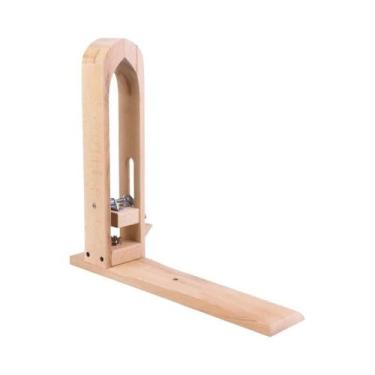 Imagem de Conjunto De Ferramentas De Artesanato Em Couro Com Grampos De Madeira 