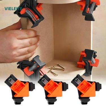 Imagem de Grampos De Madeira Ajustáveis Com Mola Rápida De 90 Graus, 2 a 4 Peças