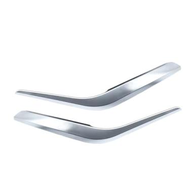 Imagem de Compatível Com Bmw X1 2010-2016 E84 2 Pçs Atualizado Interior Do Carro De Fibra De Carbono Esquerda Direita Maçaneta Da Porta Capa Guarnição Substituição(Chrome 2PCS SET)