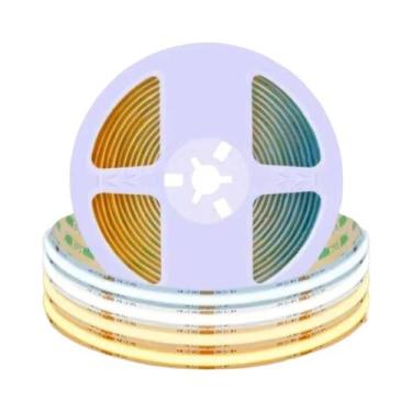 Imagem de Fita LED COB Dimmable De 10M 5M 2700K-6500K Branco Quente a Frio 576LE