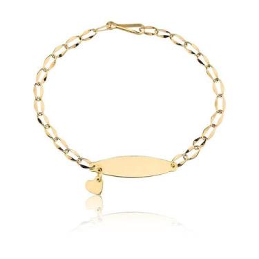 Imagem de Pulseira Ouro Puro Melindrosa Bebê 10k 13cm M19 - MAEHLER Arte Em Joia