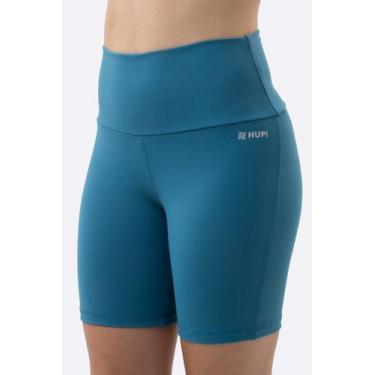 Imagem de Bermuda Fitness Feminina HUPI Eclipse Azul, Azul, M