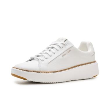 Imagem de Cole Haan Grandpro Topspin Tênis feminino, Couro branco impermeável, 38