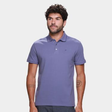 Imagem de Camisa Polo Ellus Lisa Casual Masculina-Masculino