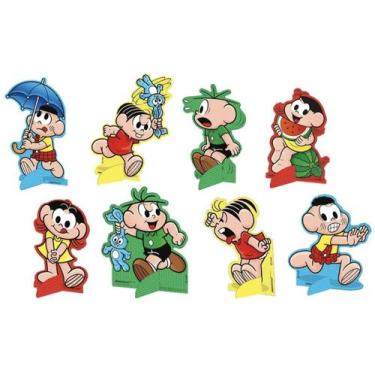 Imagem de Decoração de Mesa Turma da Mônica 8 Unidades Festcolor  Inspire Sua Fe