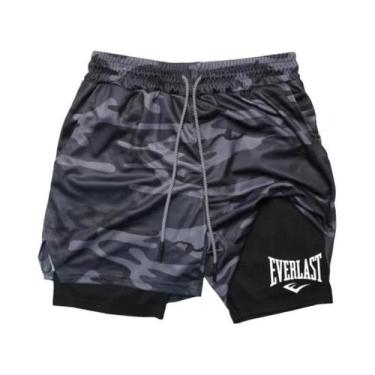Imagem de Shorts De Compressão Masculinos De Secagem Rápida Everlast Estampados 