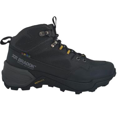 Imagem de Coturno Unissex Casual Dia a Dia Adventure Trilha Trabalho Passeio em Couro Solado Tratorado Bradok-Unissex