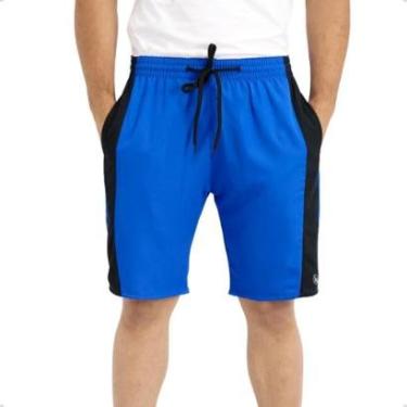 Imagem de Bermuda Masculina Lisa Tactel Elastano Esporte Treino Academia Cross Corrida-Masculino