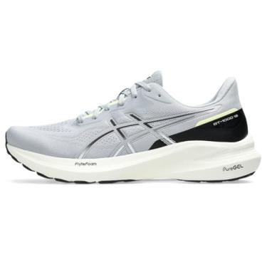 Imagem de ASICS Tênis de corrida masculino GT-1000 13, Piedmont Cinza/Preto, 46