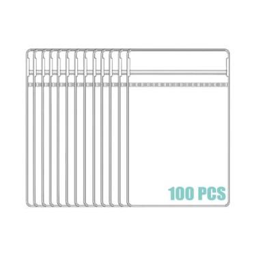 Imagem de Pequenas Sacolas Transparentes De PVC Para Armazenamento De Joias Com 