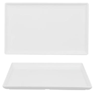 Imagem de 3 Bandejas Hotel Prato Melamina Premium Travessa 25x17cm - Best
