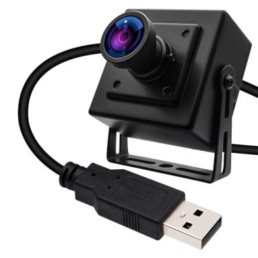 Imagem de ELP Câmera USB Global Shutter – Webcam grande angular para computador e gravador a laser – 1080P, 90fps, 120 lentes de baixa distorção