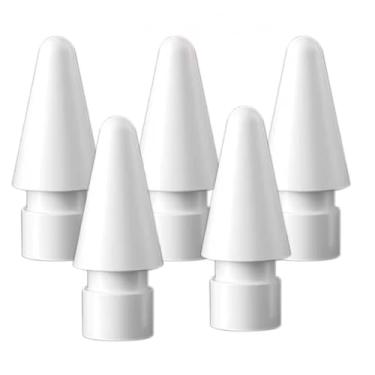 Imagem de Kit 5 Pontas Extra de Reposição Compatível com Apple Pencil 1 E 2 Geração Alta Precisão 1mm