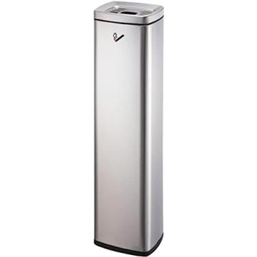 Imagem de Cinzeiro externo sem fumaça - Cinzeiro de aço inoxidável à prova de vento para casa, pátio e jardim - perfeito para descarte de pontas de cigarro e uso ao ar livre