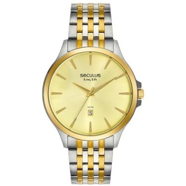 Imagem de Relógio De Pulso Seculus Masculino Aço A Prova De Agua Luxo