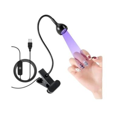 Imagem de Lâmpada LED UV para Secagem de Unhas de Gel, Lâmpada de Mesa Mini Port