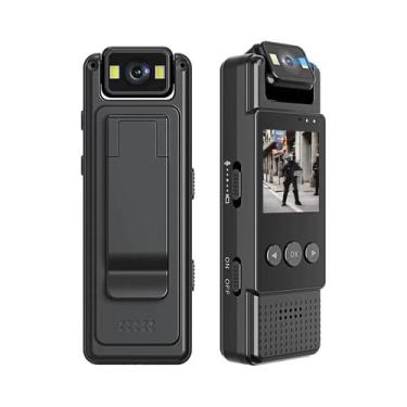 Imagem de Câmera Mini Wi-Fi 1080P Com Visão Noturna, Câmera Corporal Portátil Pa