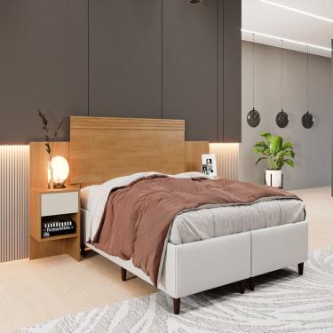 Imagem de Cabeceira Master Quarto Casal E Queen Com Mesa De Cabeceira