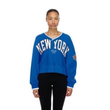 Imagem de Moletom Especial New York Knicks NBA Feminino Azul-Feminino