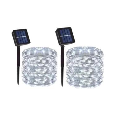 Imagem de Luzes De Fada Solares À Prova d'Água Para Exterior, Cordão De LED 7M 1