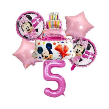 Imagem de Conjunto De Balões Mickey E Minnie Para Menina E Menino, Decoração De 