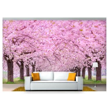 Imagem de Papel De Parede Estrada Caminho Floresta 3D Nes107