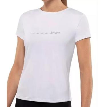 Imagem de Camiseta Lupo Feminina Sport Basica Com Protecao Solar Uv50+ 77052-Feminino