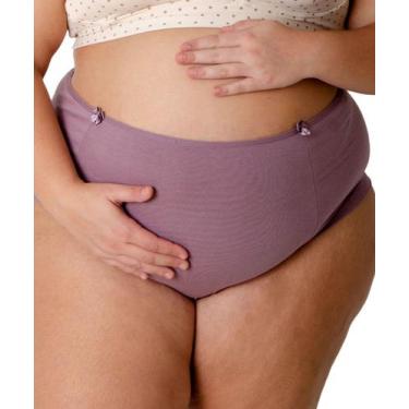 Imagem de Calcinha Plus Size Lida Gestante Super Alta 56 ao 60 Conforto em Algod