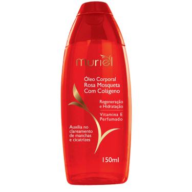 Imagem de OLEO CORPORAL MURIEL ROSA MOSQUETA COM COLAGENO 150ML