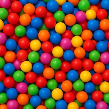 Imagem de Kit 50 Bolinhas Coloridas Piscina Bolinha Criança Infantil - baby brin