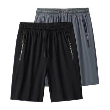 Imagem de Kit 2 Bermudas Masculina Treino Verão Com Bolsos Musculação - WEBMS, P