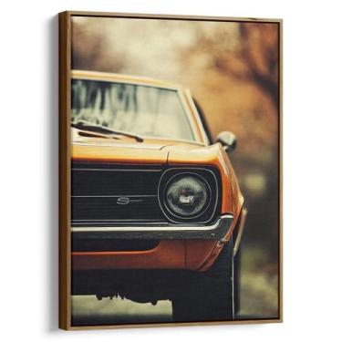 Imagem de Quadro decorativo Carro Vintage Sob o Véu Outonal - Art Canvas, 90 x 6