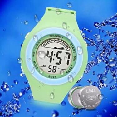 Imagem de Relógio Digital Feminino Esportivo SHUNWAY  Verde Claro - Tudo em Caixa