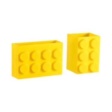 Imagem de Organizador Magnético Para Geladeira 2 Peças: Caixa De Armazenamento E