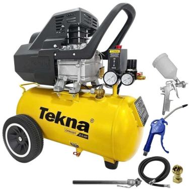 Imagem de Compressor de Ar 2,5HP 8 Pés 22L Lubrificado CP8525T TEKNA