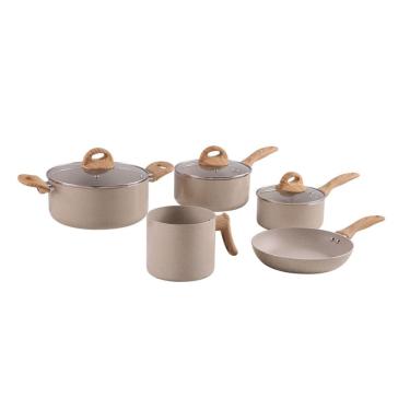 Imagem de Jogo de Panelas 5 peças Smart Plus Areia indução Brinox