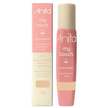 Imagem de Base Líquida Matte My Touch Alta Cobertura Cor 04 25g Anita