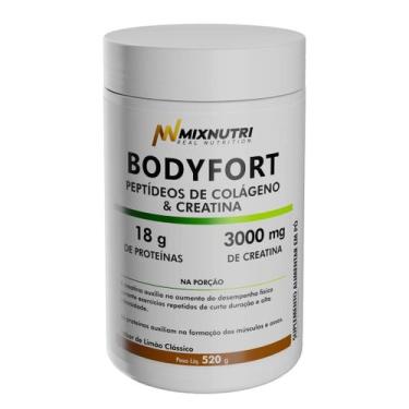 Imagem de Pós Treino Bodyfort Peptídeos de Colágeno e Creatina 520g  Sabor Limão