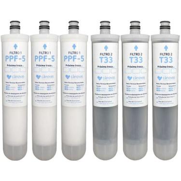 Imagem de 3 Kits de Filtros Cânovas PPF-5/T33 P/ LP, RESIST, BCC, LIFE - Canovas