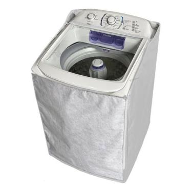 Imagem de Capa Protetora Reforçada Impermeavel Maquina De Lavar Electrolux 15kg 