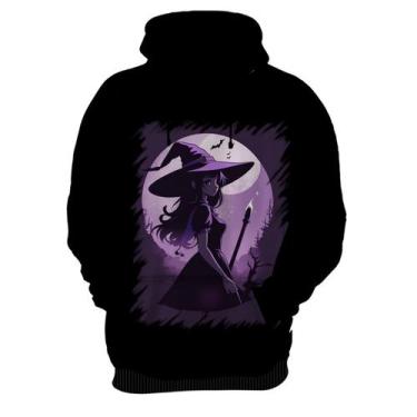 Imagem de Blusa de Frio Bruxa Halloween Púrpura Festa 3 - Kasubeck Store, Inf 16