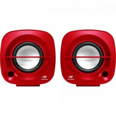 Imagem de Caixa de Som Multimídia C3tech SP-303RD 3W 2.0 com Conexão P2 3,5MM e Alimentação USB V...