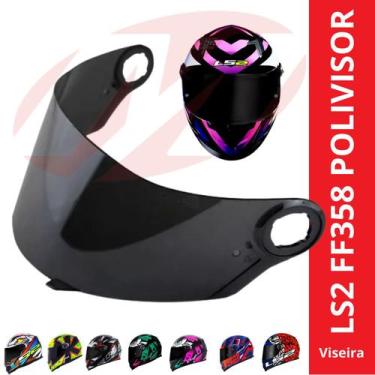 Imagem de Viseira capacete ls2 ff358 fume polivisor