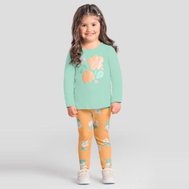 Imagem de Conjunto infantil menina de flores Brandili
