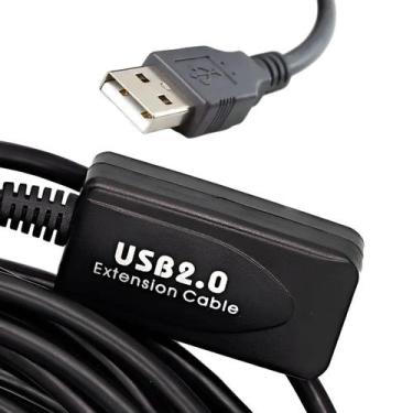 Imagem de Cabo Extensão Usb 2.0 Ativo Com Repetidor Usb Am X Af De 15 Metros - W